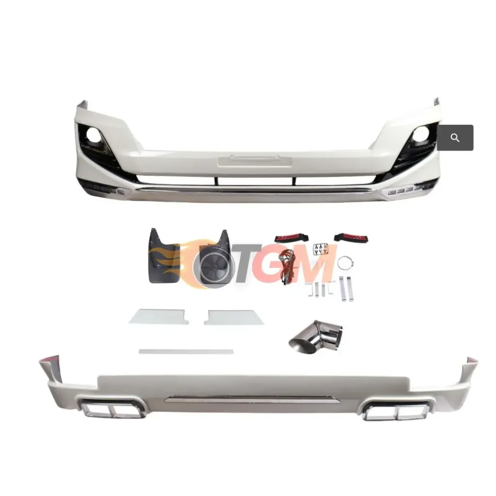 Bumper Lip Front & Rear Kit Toyota Prado 150 2015 Led Type
