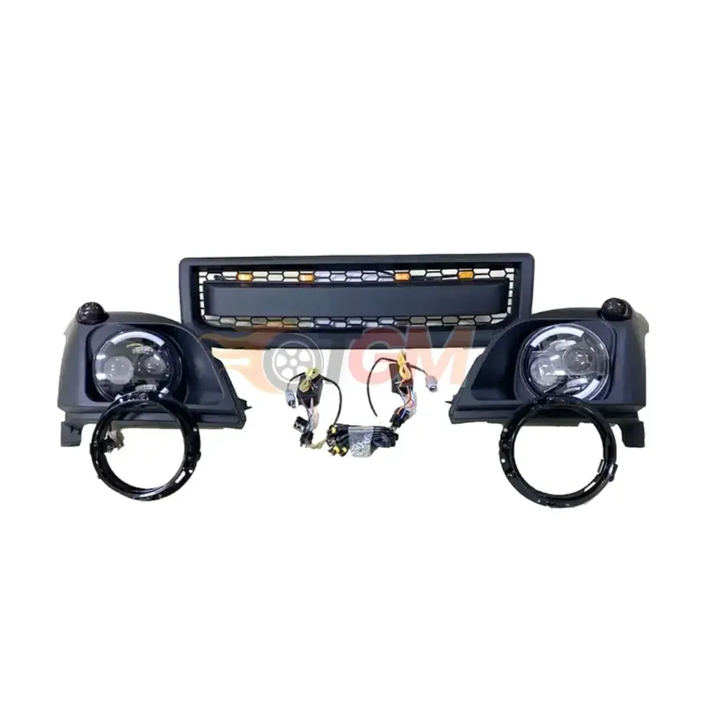 Head Lamp Kit Prado FJ 120 with LED Grille