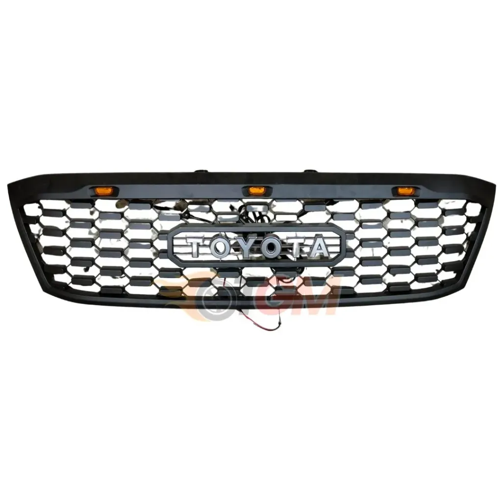 Front Grille Hilux Vigo 2005 -2011 With LED + Toyota Logo