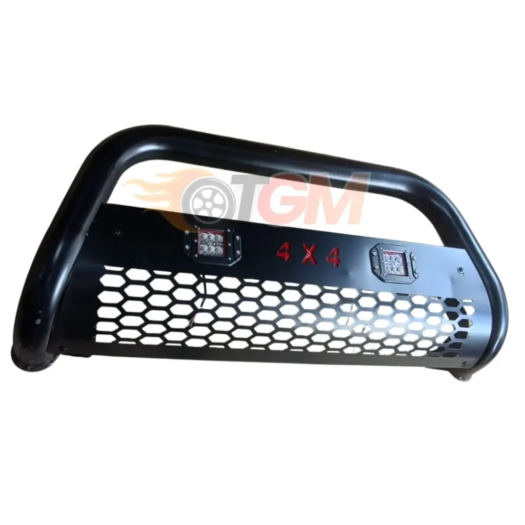 Front Bull Bar Grille Guard with LED For 4x4 Trucks