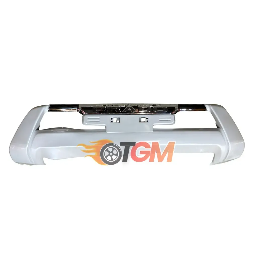 Front Bumper Guard Toyota Prado 150 2014 White
