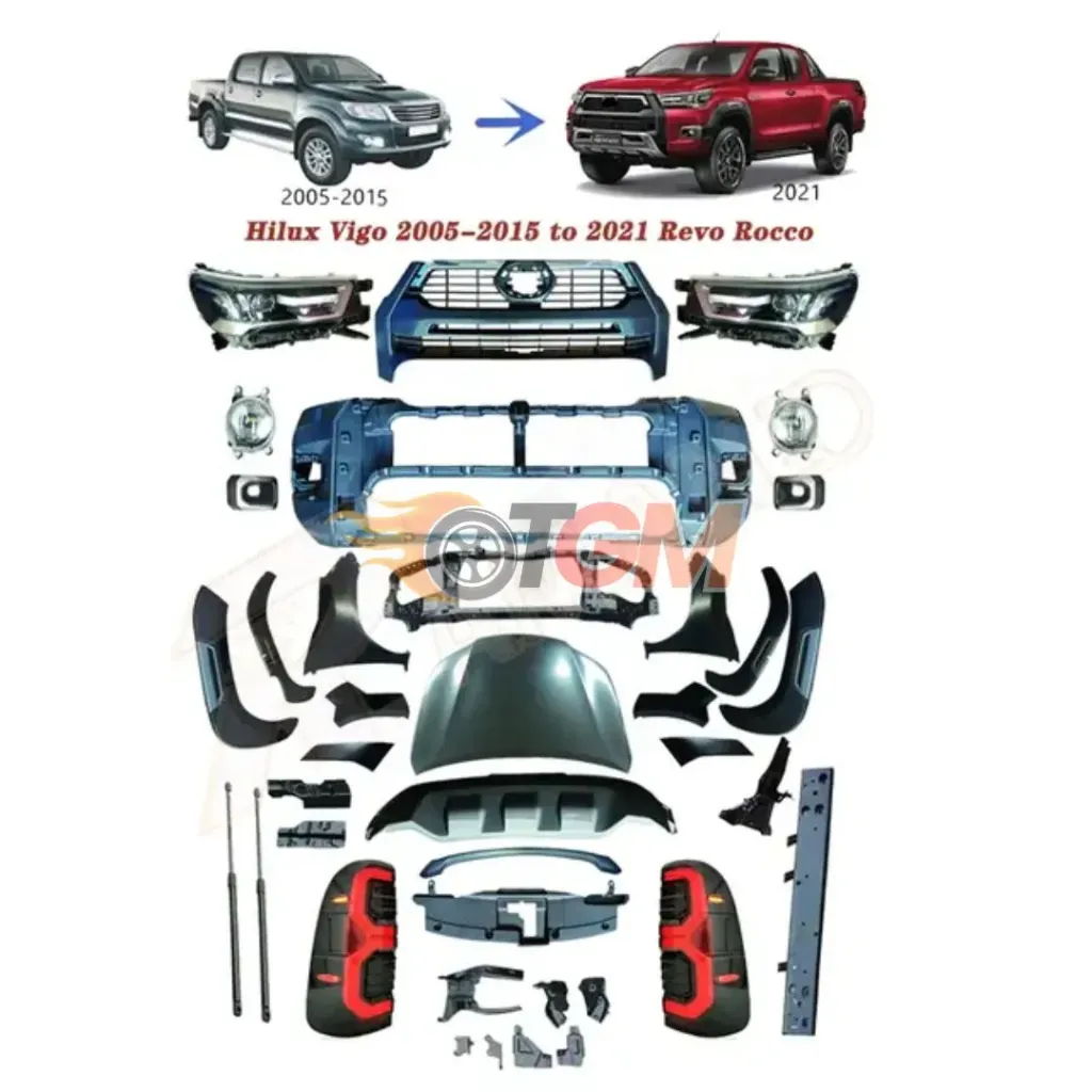 Facelift kit Toyota Hilux Vigo Upgrade to 2021 Rocco