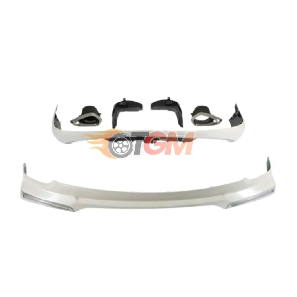 Bumper Lip Front & Rear Kit Toyota Land Cruiser Fj200 2012-2014 with LED