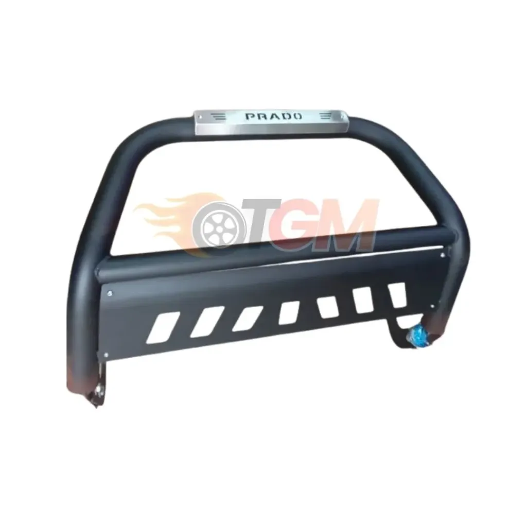 Front Bull Bar Grille Guard Land Cruiser Prado Black