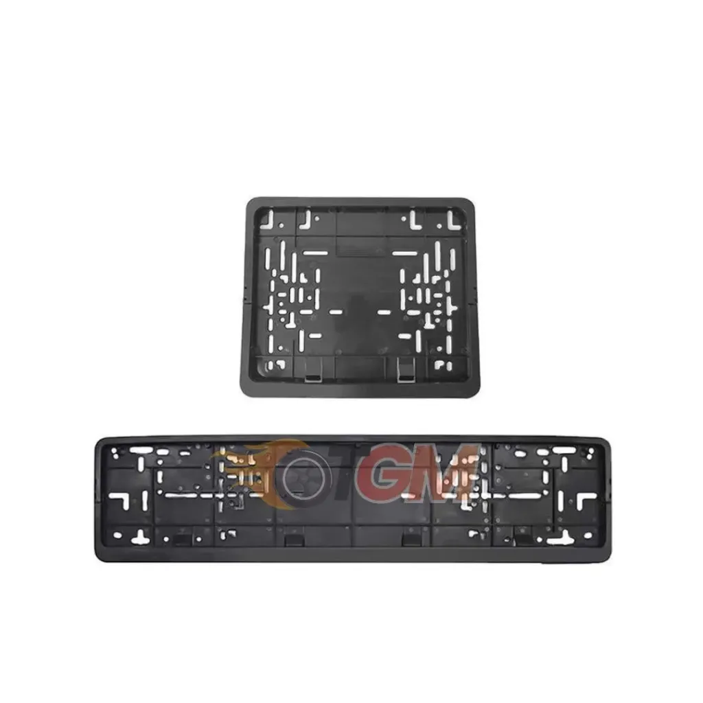 Number Plate Plastic Black Front & Rear