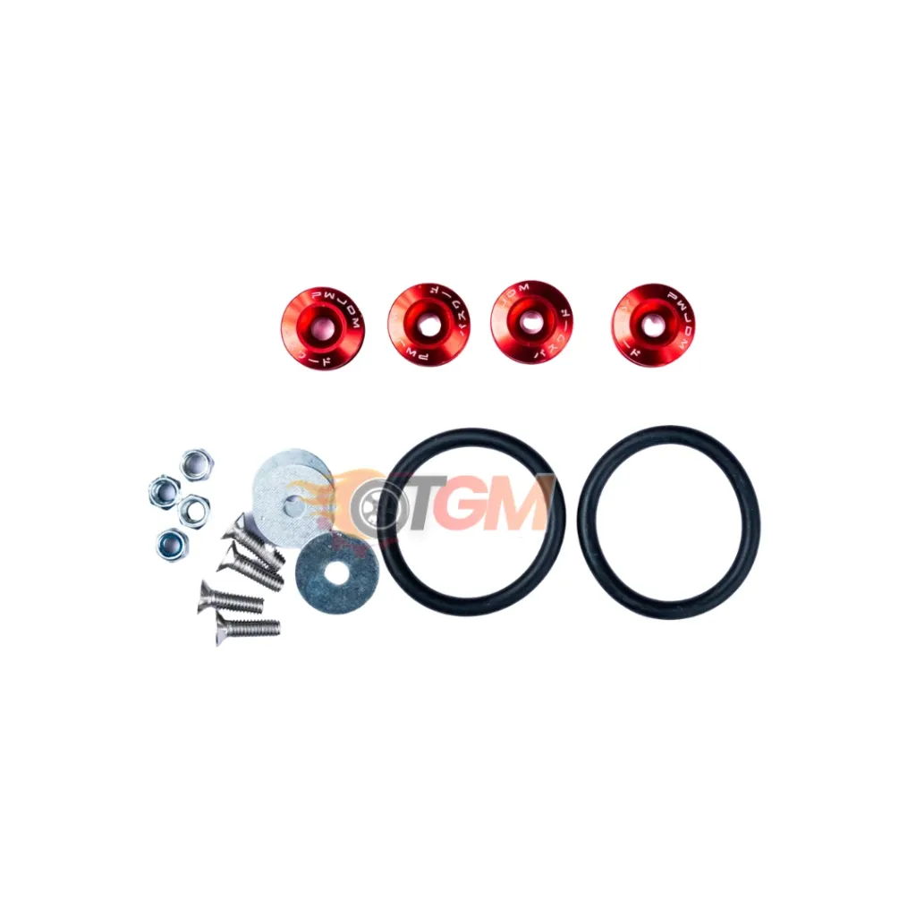 Bumper Lock Set Round Red