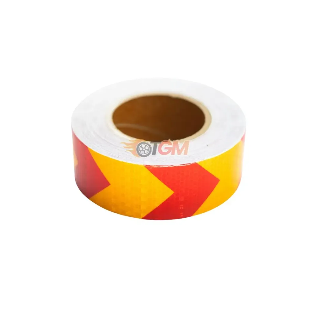 Reflective Sheet 2 Inch 25M Red Yellow Shinny