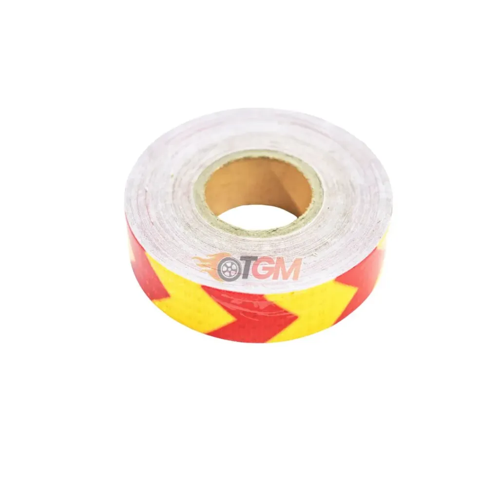 Reflective Sheet 2 Inch 50M Yellow Red Shinny