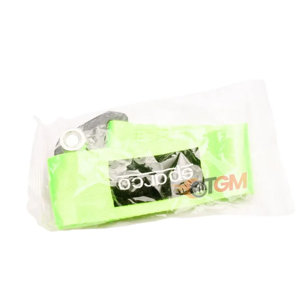 Sparco Fabric Tow Hook Green