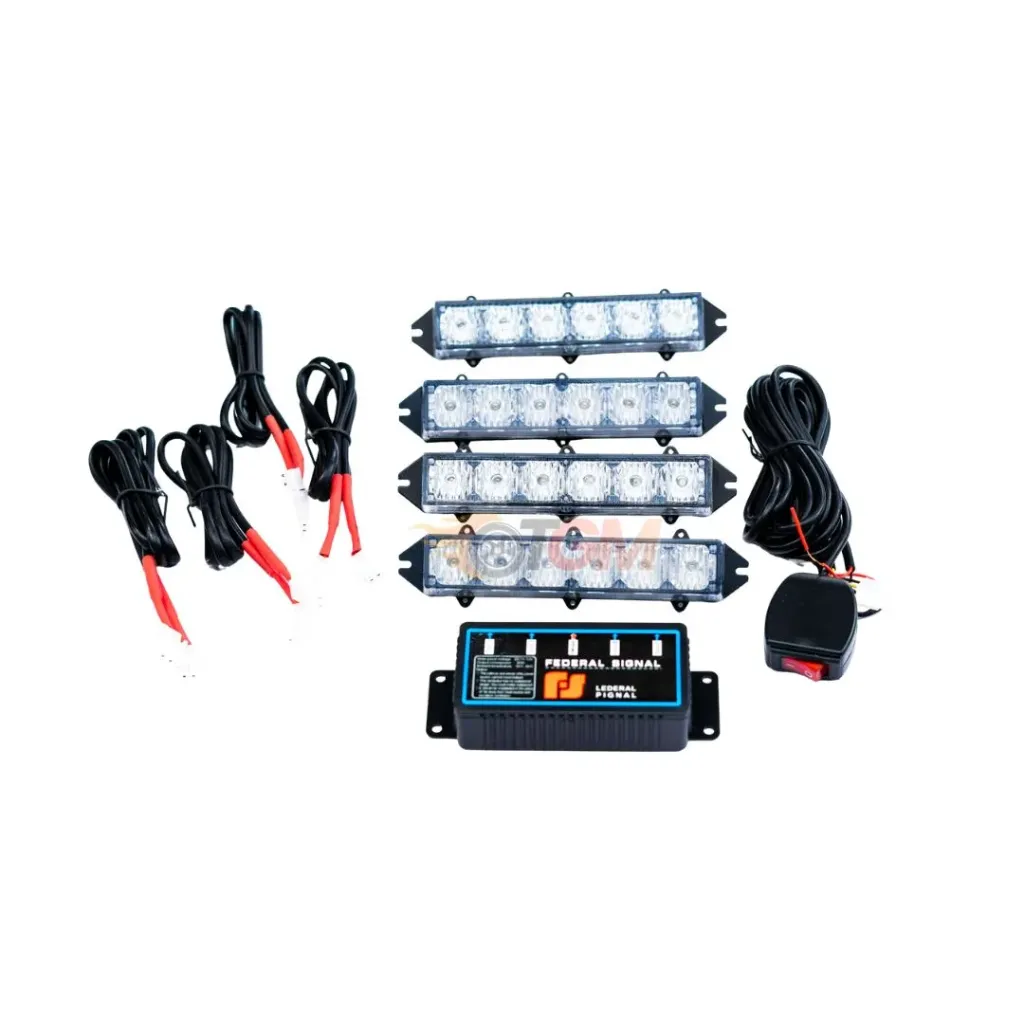 LED-4-6H Red, Blue, Yellow Federal Signal