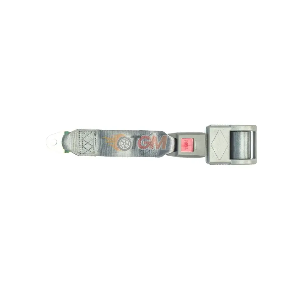 Safety Belt 2 Pin Press Automatic Grey