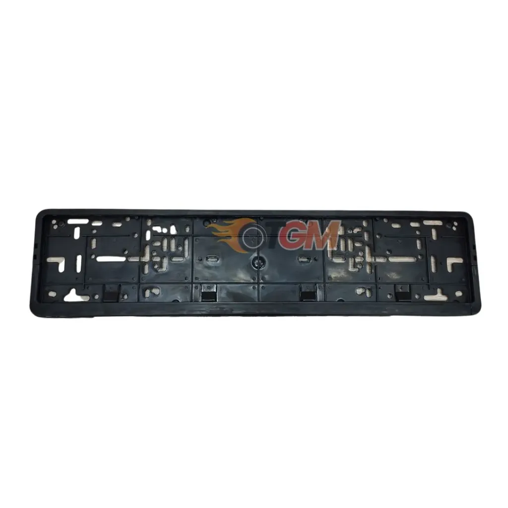 Number Plate Holder Fibre Black-Long