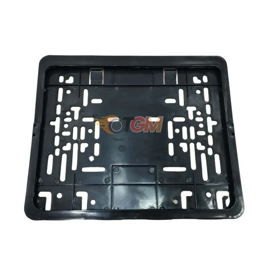 Number Plate Holder Fibre Black-Short