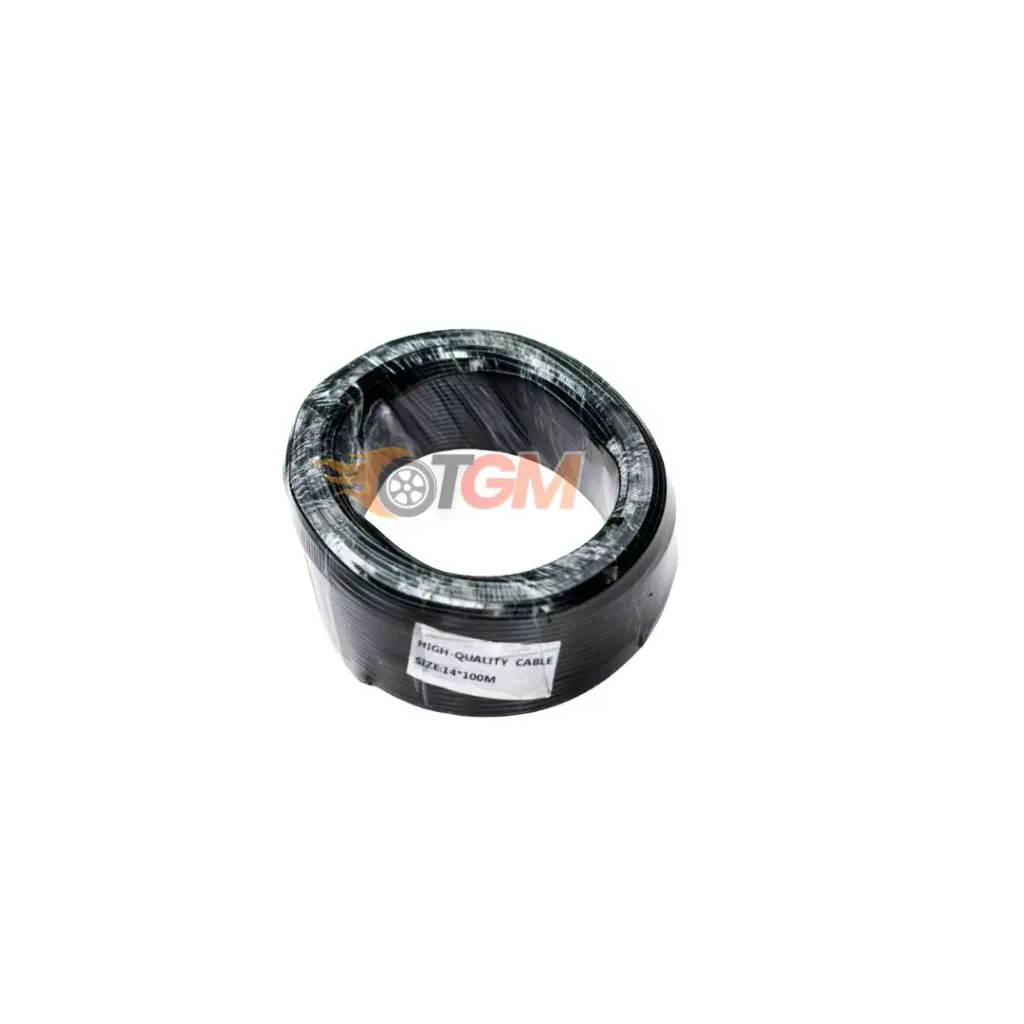 14*100m Oxygen Free Wire Cable Black