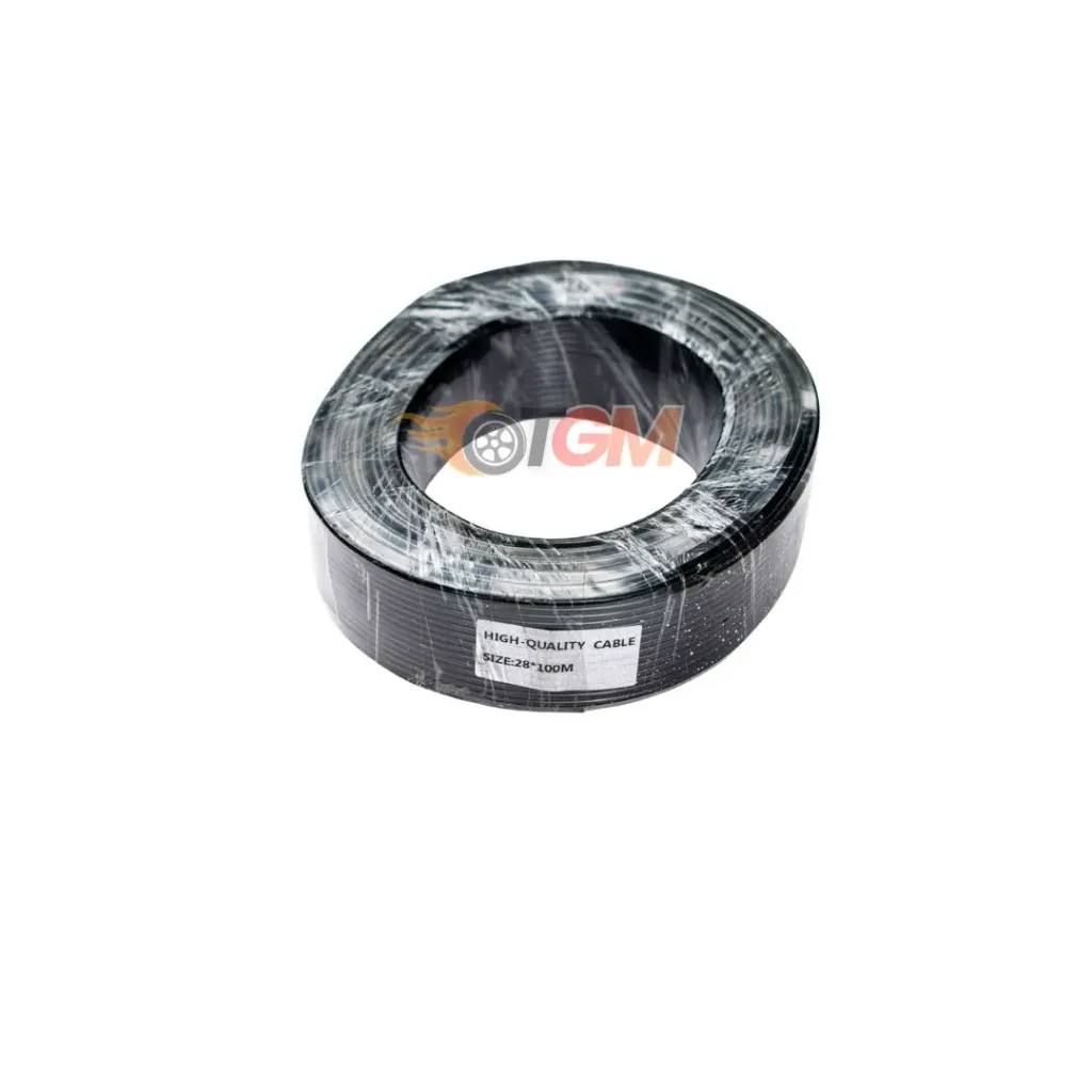 28*100 Oxygen Free Wire Cable Black