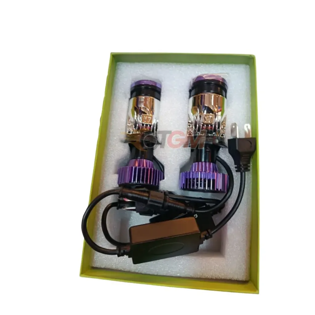LED Projector Bulbs H4 Purple
