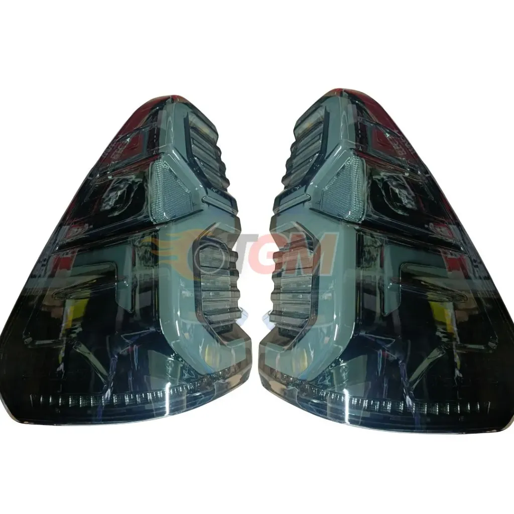 Tail Lamps Toyota Hilux Revo 2015 Onwards - Aftermarket LED Type Smoked