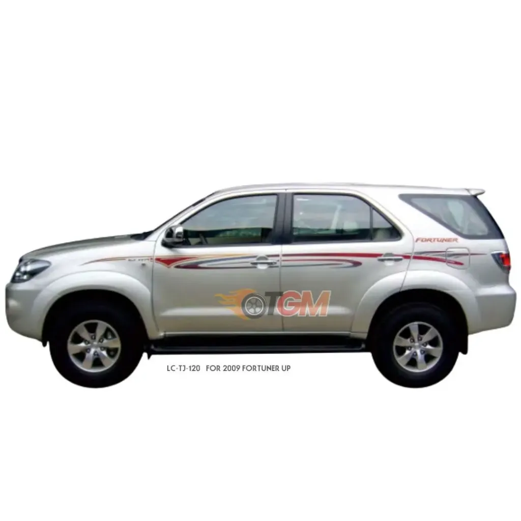Body Sticker TJ-120 Fortuner 2009 Up