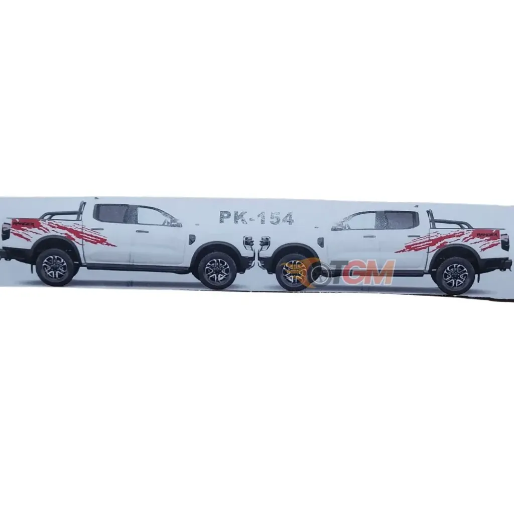 Body Stickers Ford PK-154 Red